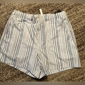 NWT/ VRST Striped Blue and White Men's Shorts, Size M, VERY NICE